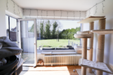 Blick in den Garten - Einfamilienhaus in fußläufiger Entfernung zur Auricher Innenstadt