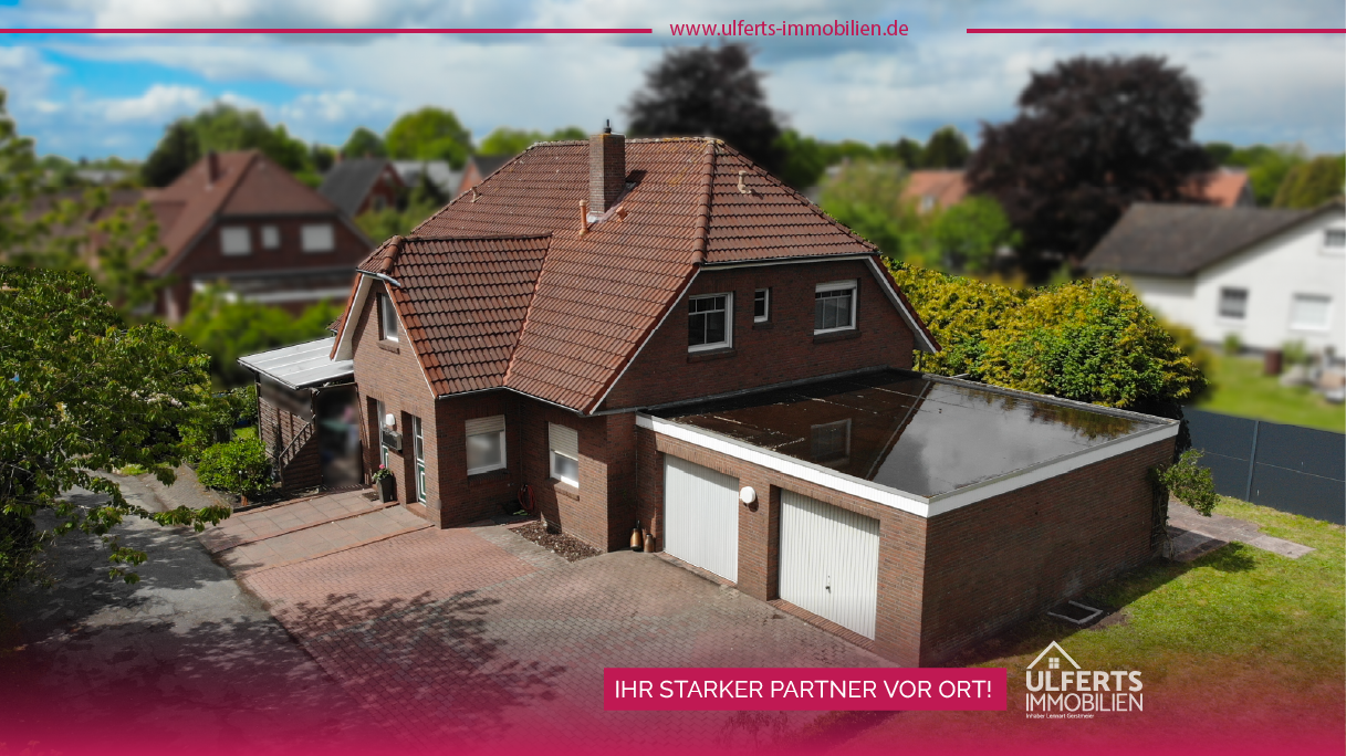Tolle Oberwohnung mit Garage und Gartenanteil