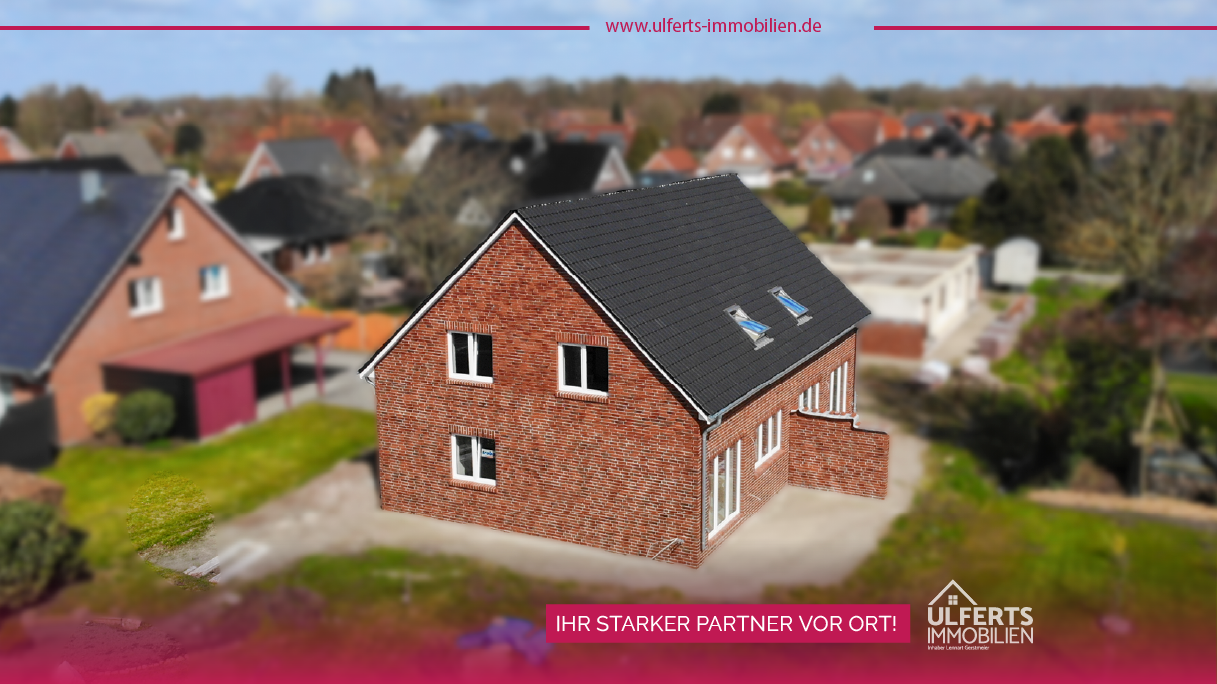Neubau Doppelhaushälfte in ruhiger Sackgassenlage in Warsingsfehn